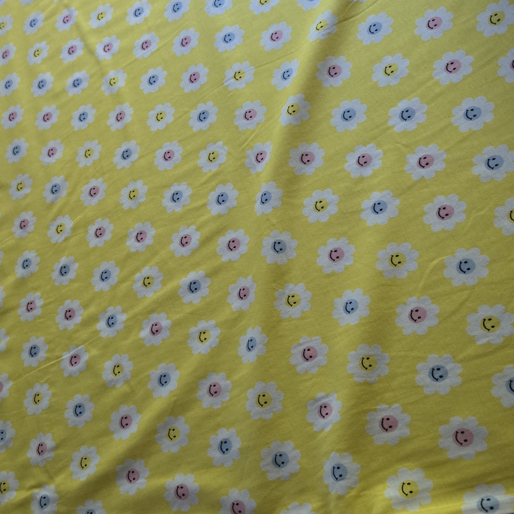 2 Yards Pop Yellow Jersey Knit Fabric